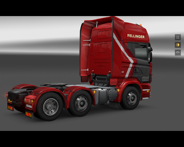 ets2 Scania R2009 6x2 Fellinger Int prive skin ets2