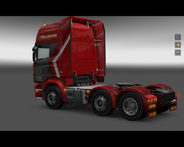 ets2 Scania R2009 6x2 Fellinger Int prive skin ets2