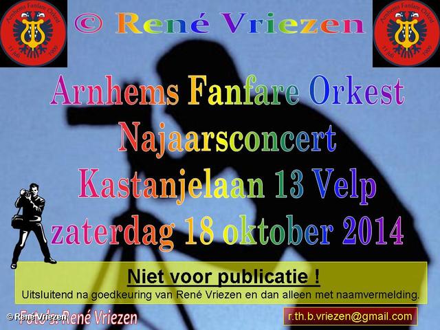 R.Th.B.Vriezen 2014 10 18 0000 Arnhems Fanfare Orkest JaarConcert Kastanjelaan 13 Velp zaterdag 18 oktober 2014
