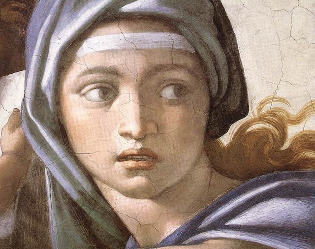 14145-the-delphic-sibyl-michelangelo-buonarroti LOST MASTERPIECE (Renaissance Painting Discovery) A Roman Court