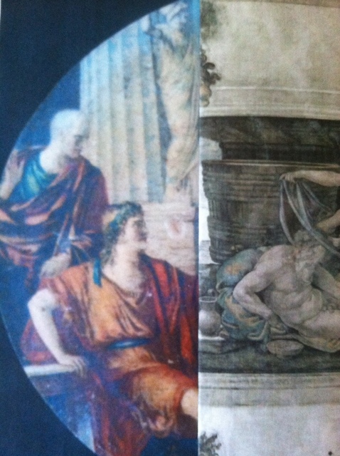 Arm-%26-Drape-Relative-Positioning LOST MASTERPIECE (Renaissance Painting Discovery) A Roman Court