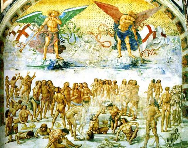 Copy-of-signorelli-resurrection-DOTS LOST MASTERPIECE (Renaissance Painting Discovery) A Roman Court