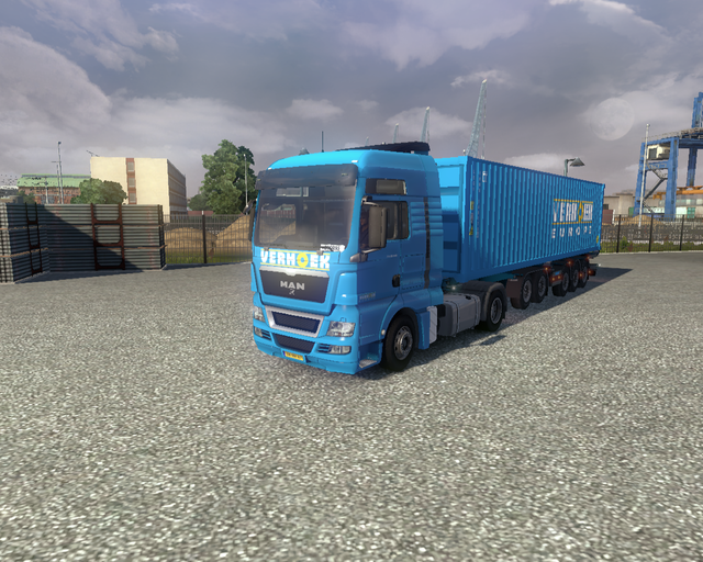 ets2  Man TGX + D-TEC 5 asser Verhoek Transport Ge prive skin ets2