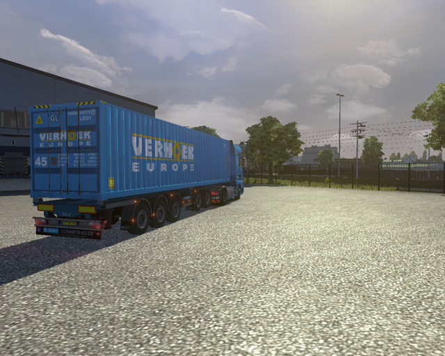 ets2  Man TGX + D-TEC 5 asser Verhoek Transport Ge prive skin ets2