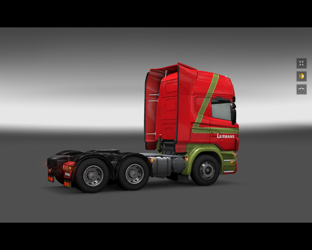 ets2 Scania R2009 6x4 Leemans Transport Vriezenvee prive skin ets2