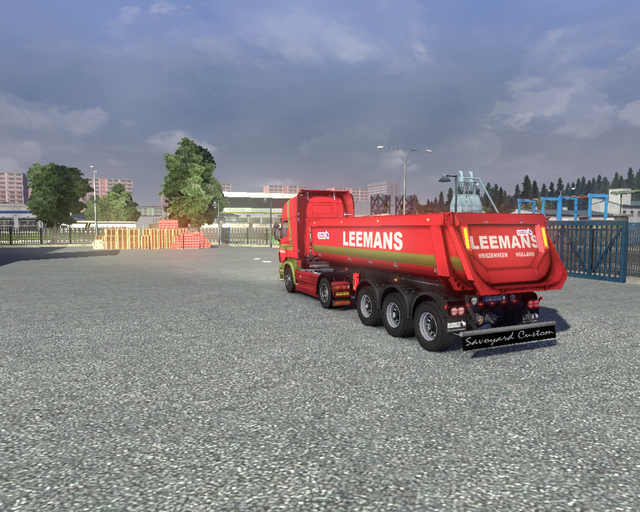 ets2 Scania R2009 4x2 + bodex Leemans transport Vr prive skin ets2