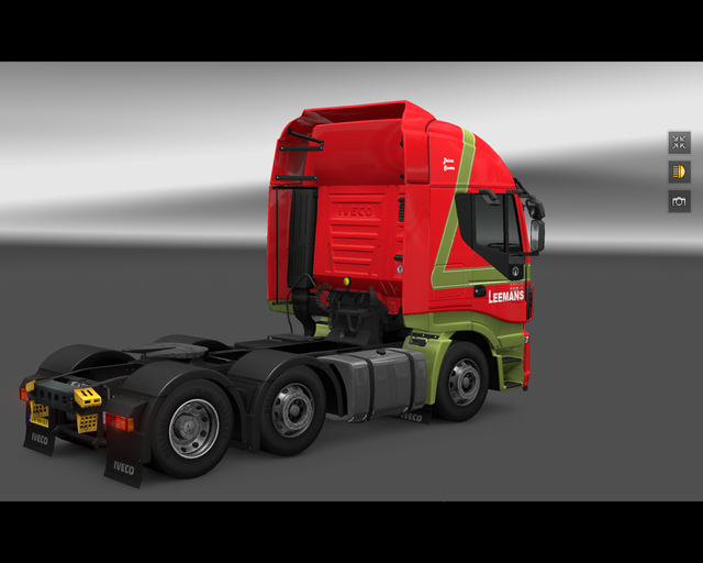 ets2 Iveco Hi-Way Leemans Transport Vriezenveen 2 prive skin ets2