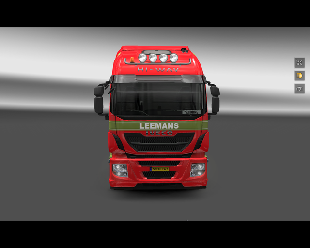 ets2 Iveco Hi-Way Leemans Transport Vriezenveen 4 prive skin ets2