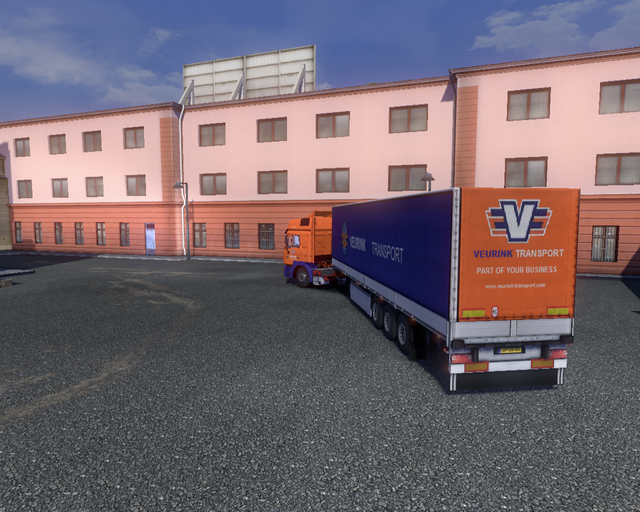 ets2 Man F2000 commander + trailer Veurink Transpo prive skin ets2