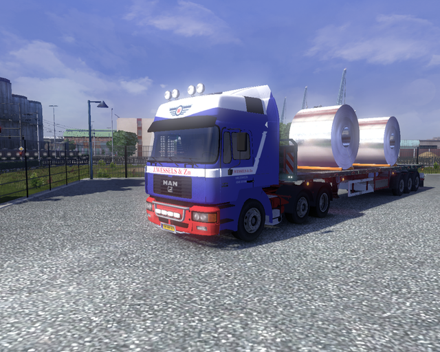 ets2 Man F2000 commander J prive skin ets2