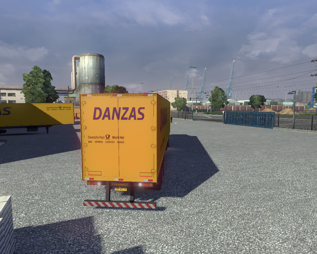 ets2 Man F2000 + 2 asser trailer DANZAS 2 prive skin ets2