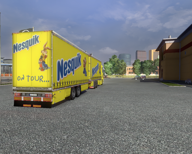 ets2 Man TGX BDF + Tandem NestlÃ© 5 prive skin ets2