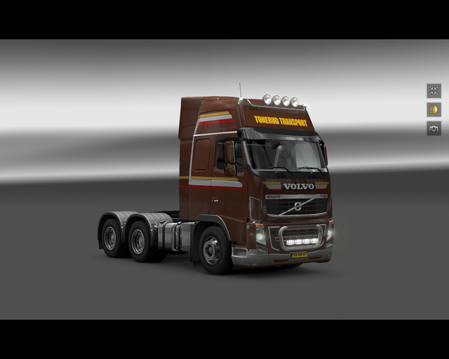 ets2 Volvo Fh 6x4 Tonerud Transport (N) 1 prive skin ets2