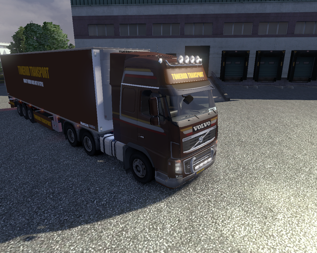 ets2 Volvo Fh 6x4 + Chereau Tonerud Transport (N) prive skin ets2