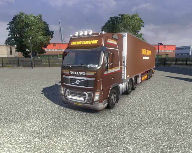 ets2 Volvo Fh 6x4 + Chereau Tonerud Transport (N)  prive skin ets2