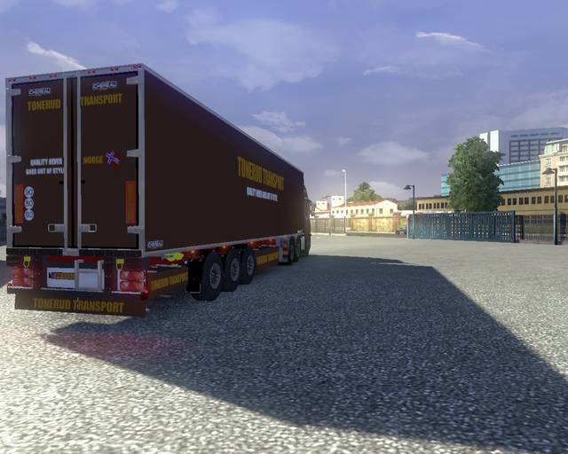 ets2 Volvo Fh 6x4 + Chereau Tonerud Transport (N)  prive skin ets2