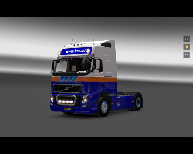 ets2 Volvo Fh KCS kuiper cargo service prive skin ets2