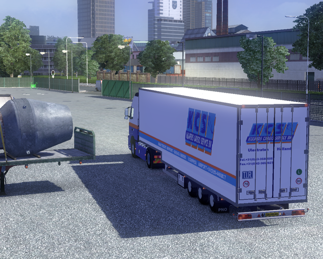 ets2 Volvo Fh + Jumbo PNO KCS kuiper cargo service prive skin ets2