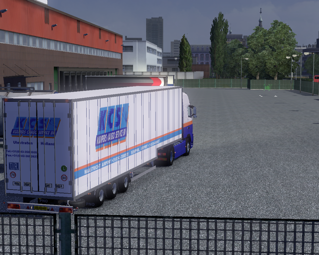 ets2 Volvo Fh + Jumbo PNO KCS kuiper cargo service prive skin ets2