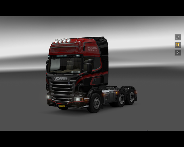 ets2 Scania R 6x4 Stenungsunds Transport AB prive skin ets2