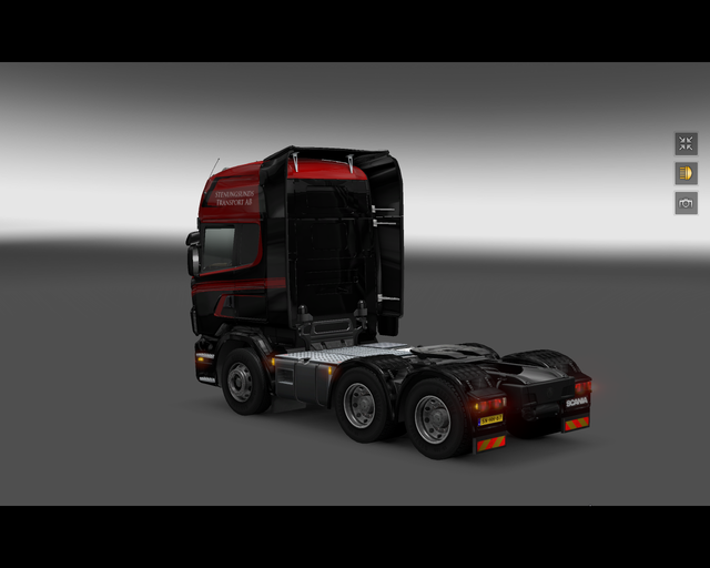 ets2 Scania R 6x4 Stenungsunds Transport AB 3 prive skin ets2