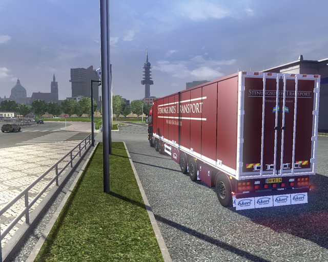 ets2 Scania R 6x4 + Ekeri trailer Stenungsunds Tra prive skin ets2