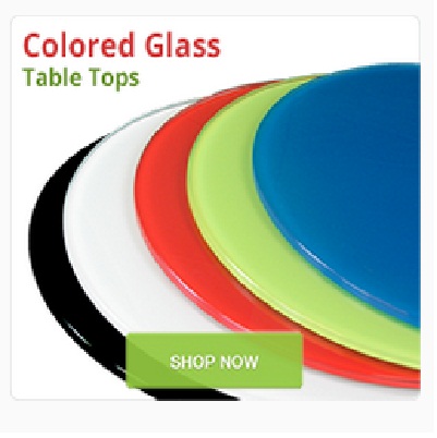 Colored Glass Table Tops Picture Box