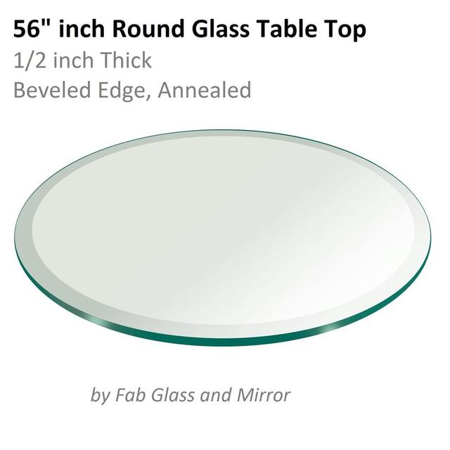 Round Glass table Top Picture Box