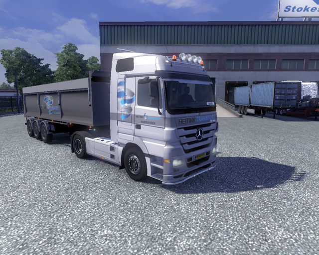 ets2 Mercedes Actros + Bodex kipper Heitink Transp prive skin ets2