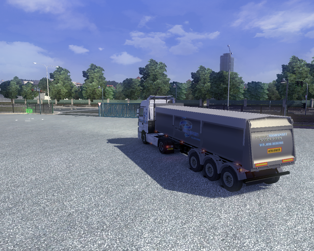 ets2 Mercedes Actros + Bodex kipper Heitink Transp prive skin ets2