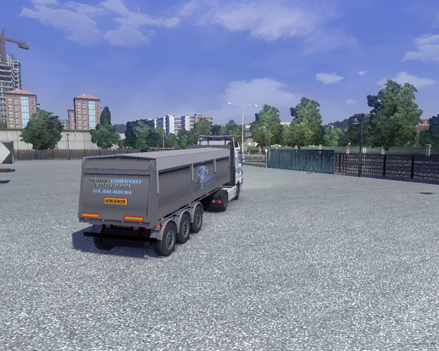 ets2 Mercedes Actros + Bodex kipper Heitink Transp prive skin ets2