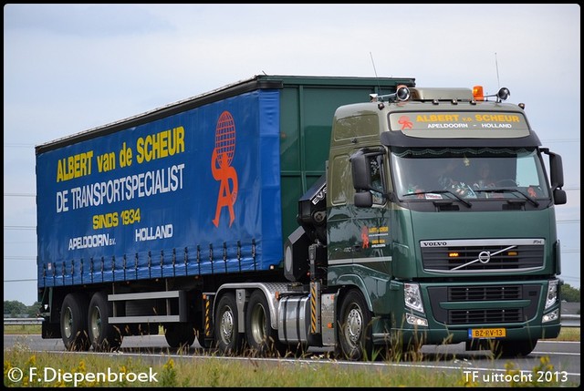 BZ-RV-13 Volvo FH Albert vd Scheur-BorderMaker Uittoch TF 2013