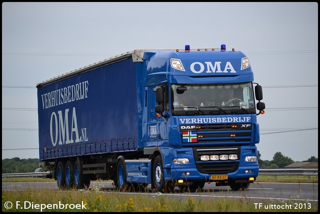 BZ-RX-37 DAF XF 105 Oma-BorderMaker Uittoch TF 2013