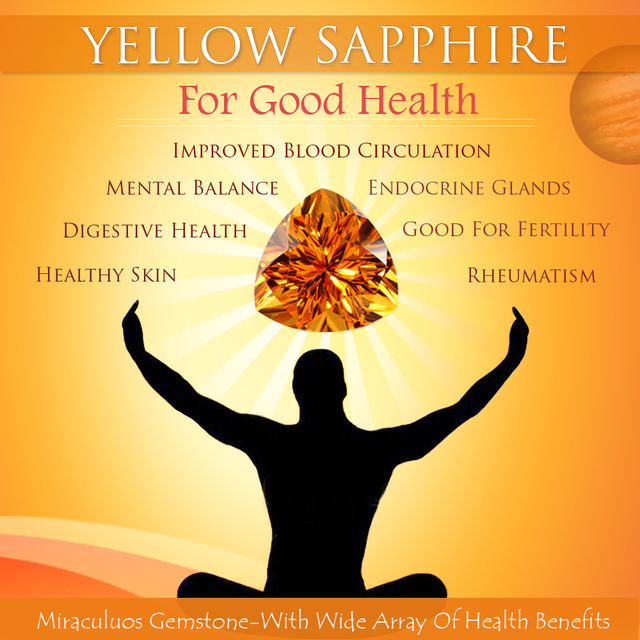 Find Health Benefits of Yellow Sapphire Online Picture Box