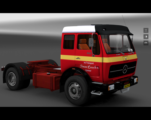 ets2 Mercedes NG1632 4x2 Simon Loos Opmeer 1 prive skin ets2