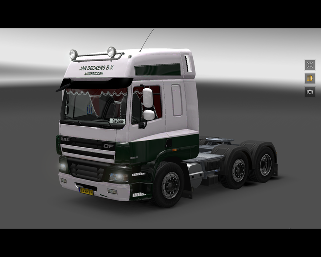 ets2 Daf Cf 6x2 Jan Deckers Ammerzoden prive skin ets2