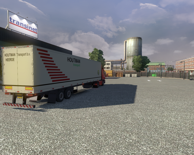 ets2 Mercedes Mp3 1844 + 2asser trailer Houtman tr prive skin ets2