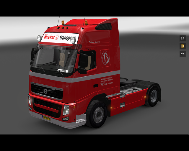 ets2 Volvo Fh 4x2 Bleeker transport Heerhugowaard  prive skin ets2