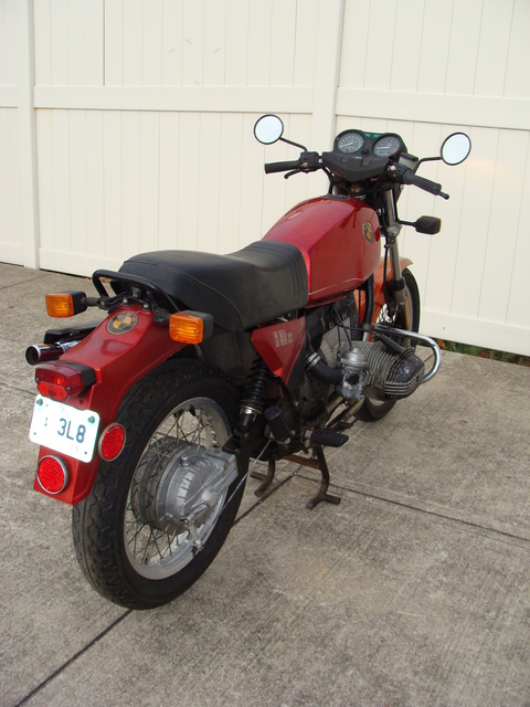 6207435 '83 R80ST Red SOLD.....P-6207435 1983 BMW R80ST, Red. Running and Rideable "Prtoject Bike" VERY RARE and hard to find!