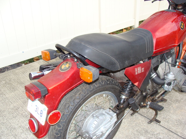 6207435 '83 R80ST Red SOLD.....P-6207435 1983 BMW R80ST, Red. Running and Rideable "Prtoject Bike" VERY RARE and hard to find!