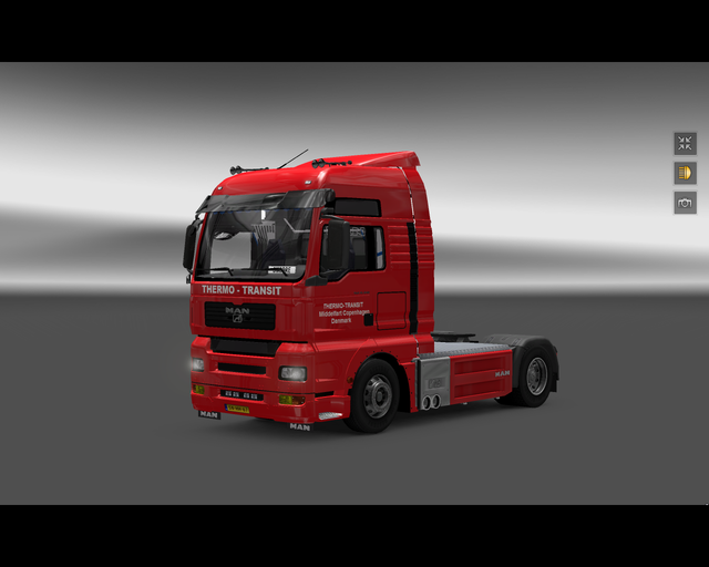 ets2 Man TGA Thermo Transit Danmark prive skin ets2