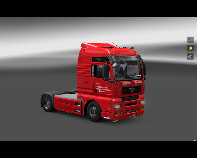 ets2 Man TGA Thermo Transit Danmark 1 prive skin ets2