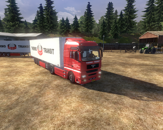 ets2 Man TGA + Chereau Koeltrailer Thermo Transit  prive skin ets2