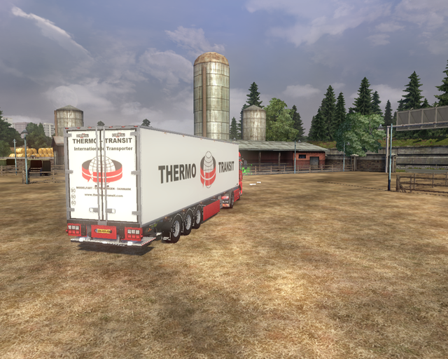 ets2 Man TGA + Chereau Koeltrailer Thermo Transit  prive skin ets2