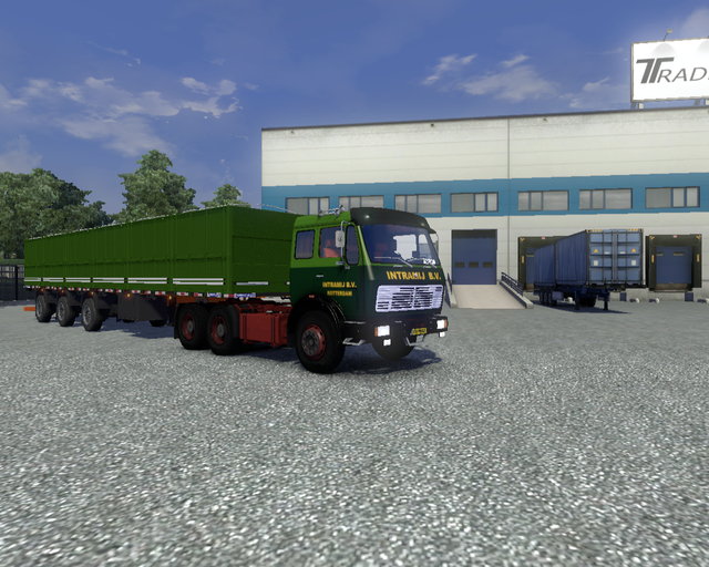 ets2 Mercedes Ng 1632 6x4 Intramij Rotterdam + gra prive skin ets2