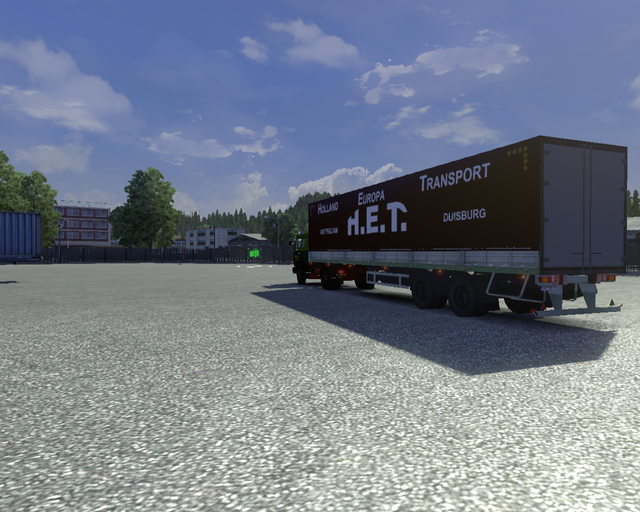 ets2 Mercedes Ng 1632 + Zeiltrailer Intramij Rotte prive skin ets2