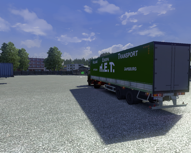 ets2 Mercedes Ng 1632 + Zeiltrailer Intramij Rotte prive skin ets2