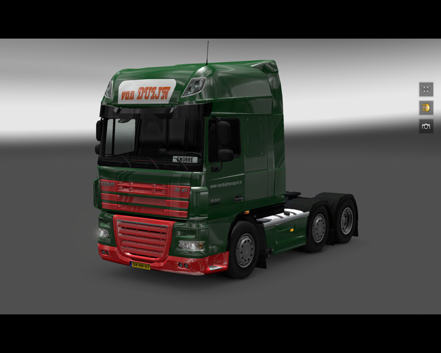 ets2 Daf 105 XF 6x2 van Duijn Transport de Lier prive skin ets2