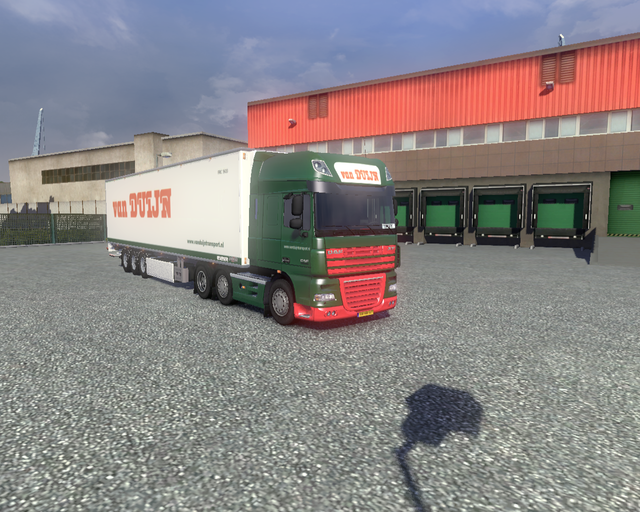 ets2 Daf 105 XF 6x2 + Chereau Koeltrailer m Laadkl prive skin ets2