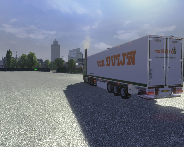 ets2 Daf 105 XF 6x2 + Chereau Koeltrailer m Laadkl prive skin ets2